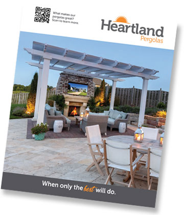 Heartland Pergola Brochure front cover