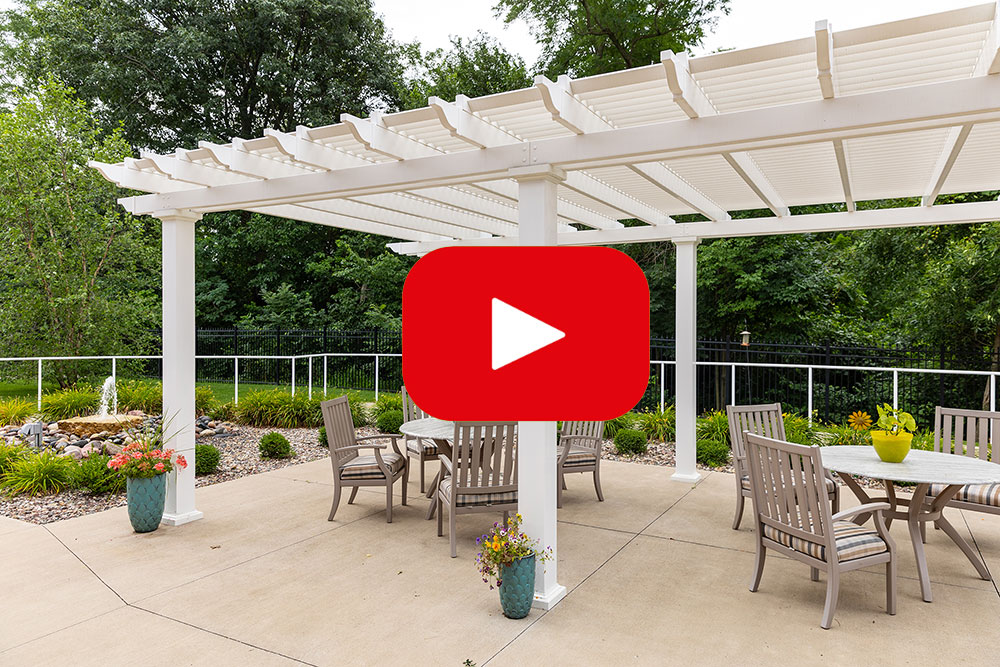 YouTube video link for Outdoor Shade Structures for Senior Living Communities and Commercial Properties