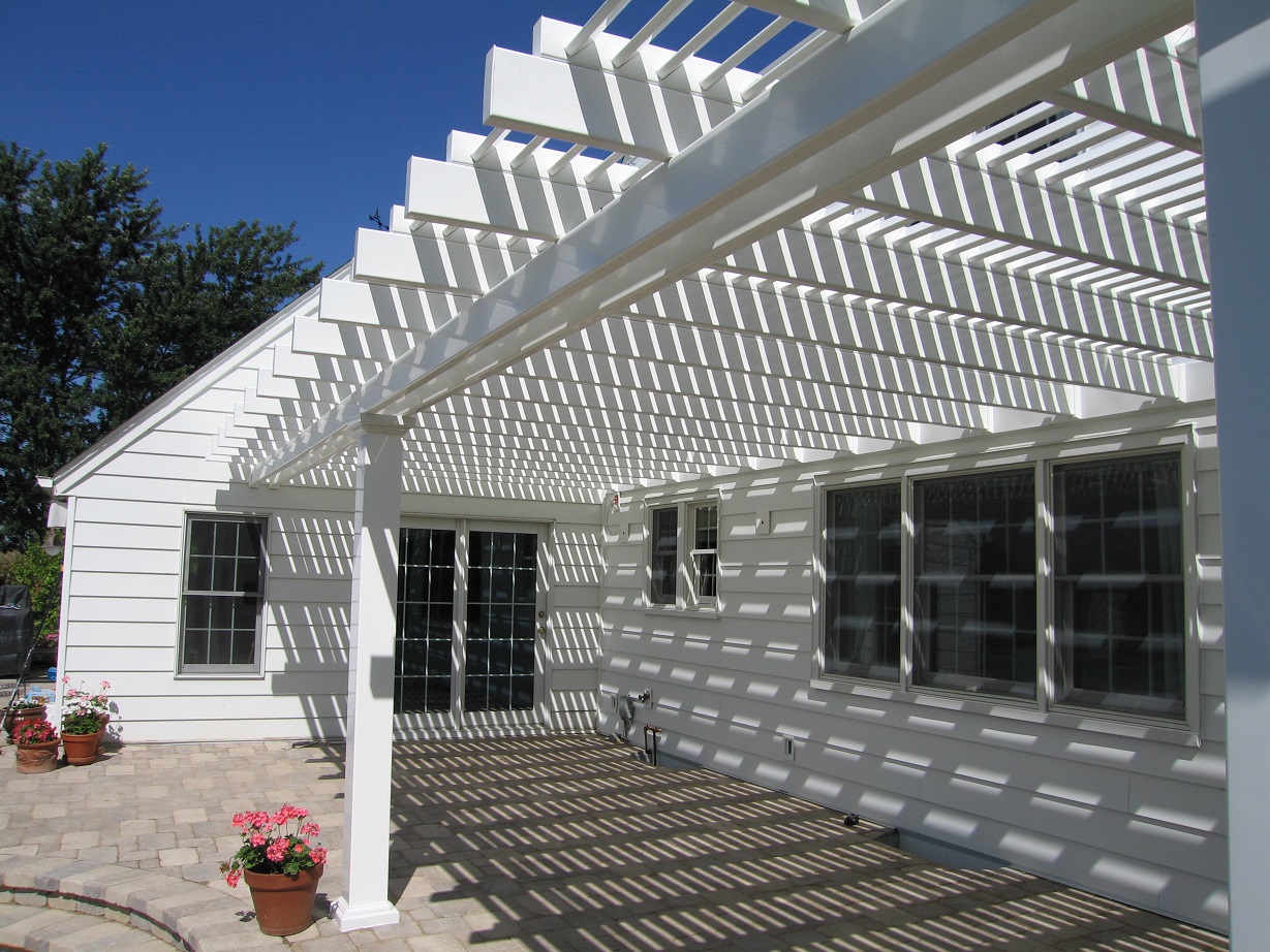 What Kind of End Caps Your Pergola Will Have? | Heartland Pergolas